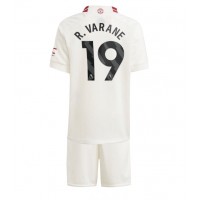 Manchester United Raphael Varane #19 3rd trikot Kinder 2023-24 Kurzarm (+ Kurze Hosen)